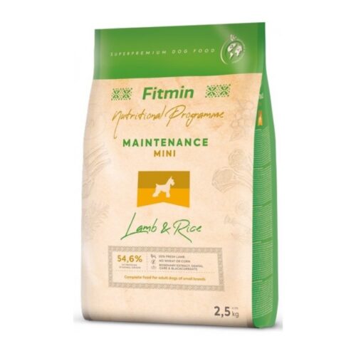 Fitmin Dog Mini Lamb & Rice - 2,5 kg, 3 kg, 14kg