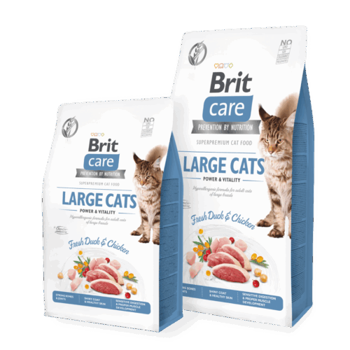 Brit Care Cat Grain-Free LARGE CATS POWER AND VITALITY