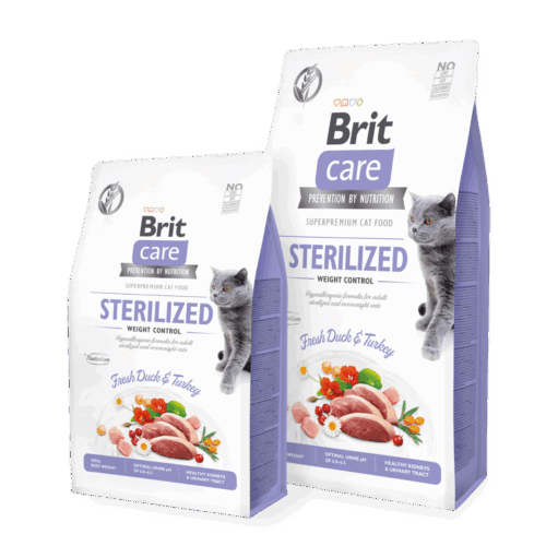 Brit Care Cat Grain-Free STERILIZED AND WEIGHT CONTROL