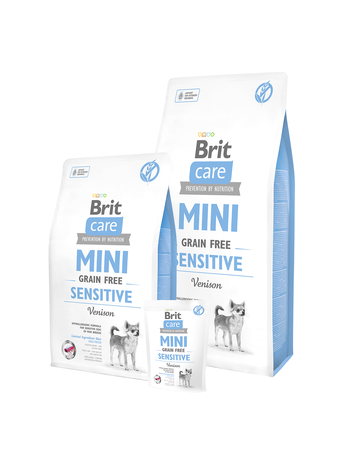 Brit Care Mini GF Sensitive - 2kg, 7kg » Dixipet.md » Доставка