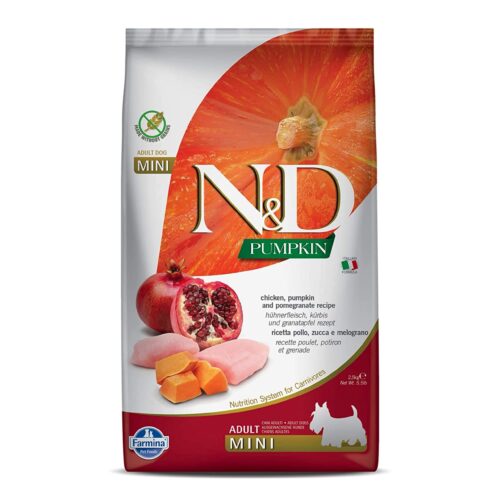 FARMINA N&D Dog GF Pumpkin Chicken Adult Mini