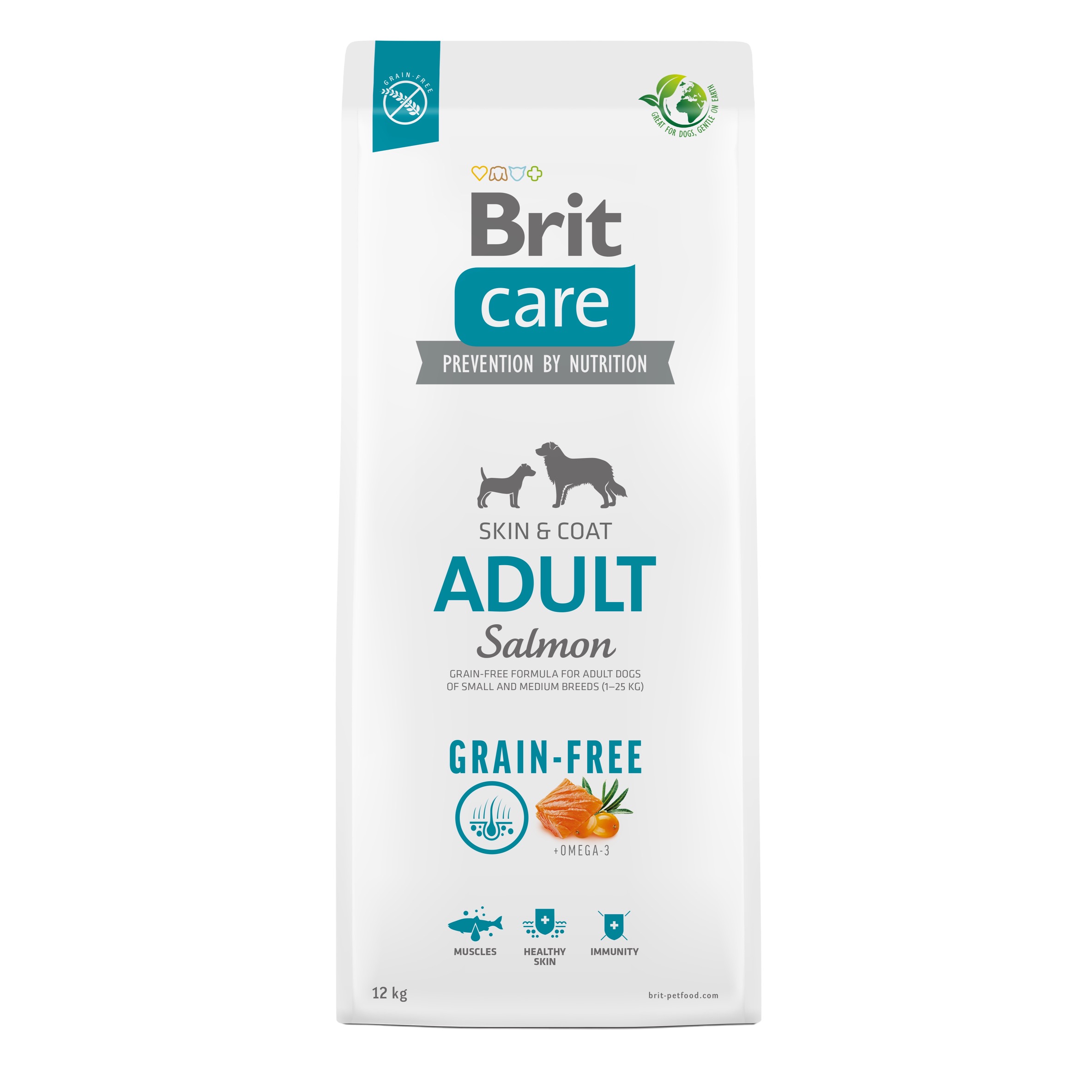 Brit Care Grain-free Adult Salmon - 12 kg » Dixipet.md ✓