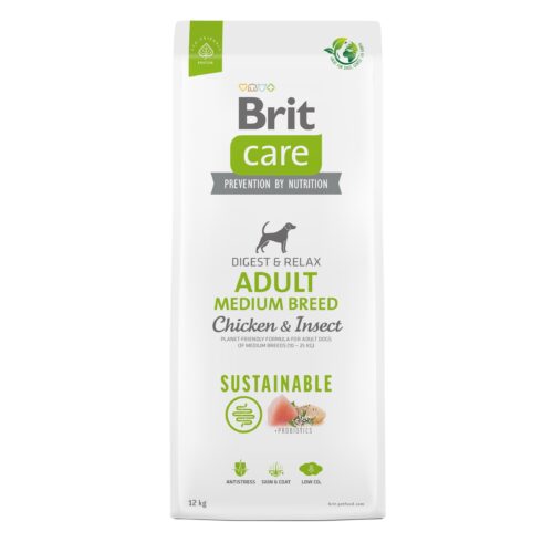 Brit Care Sustainable Adult Medium Breed Chicken & Insect