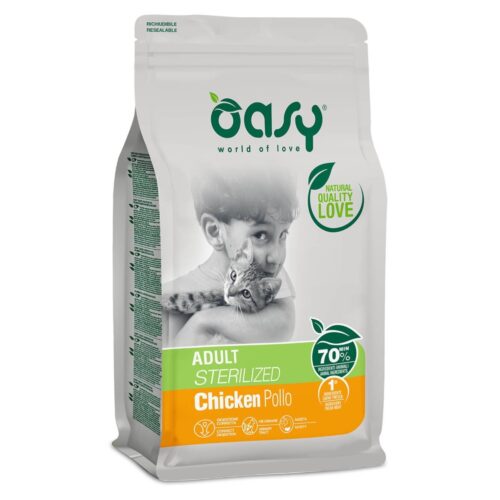 Oasy Cat Adult Sterilised Chicken