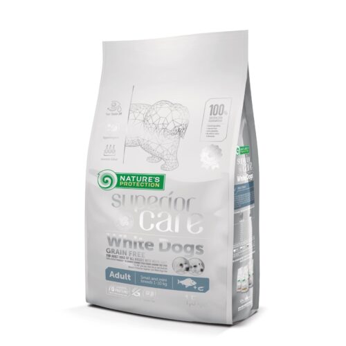 Nature's Protection Grain-Free White Dogs Adult mini