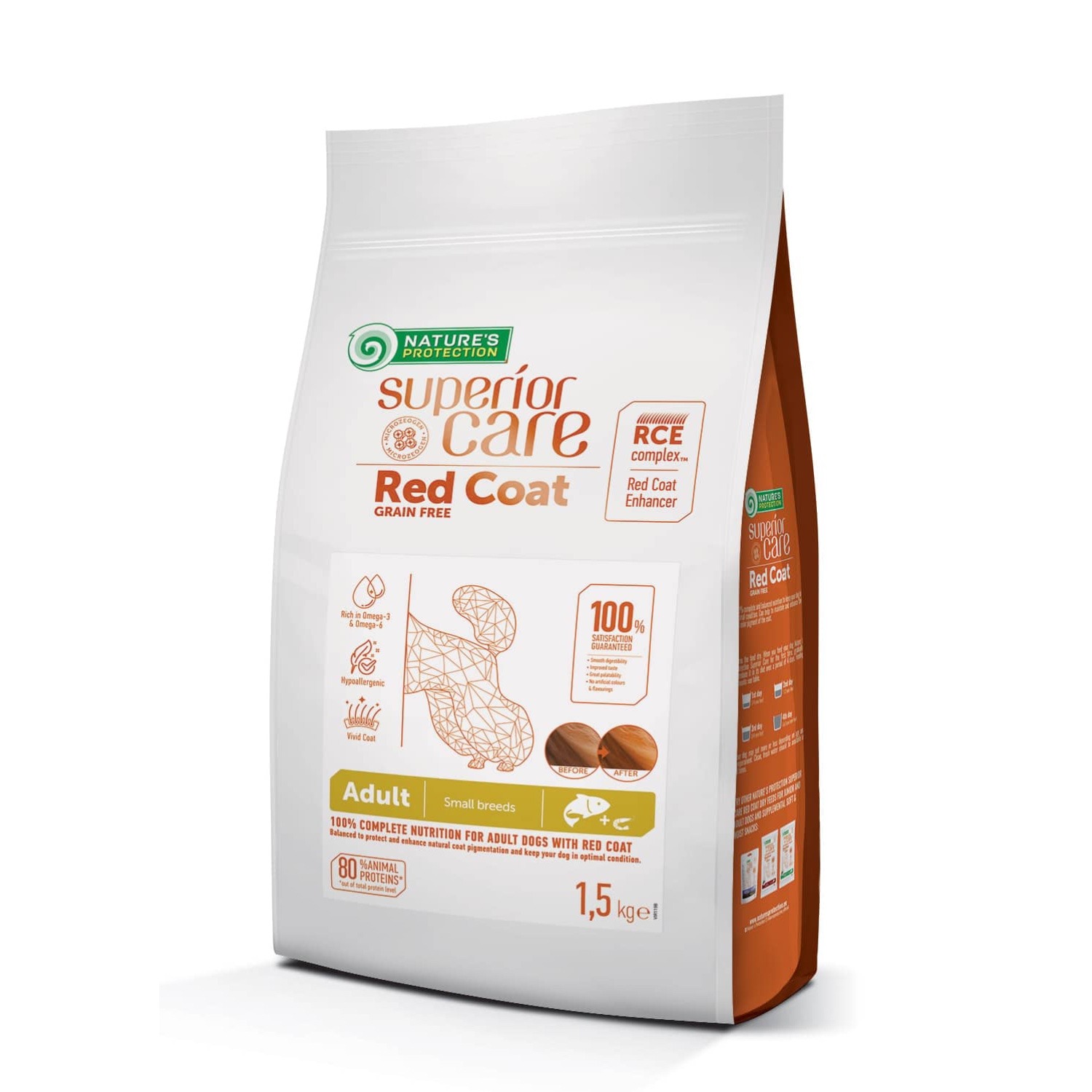 Nature's Protection Red Coat Grain Free Adult Small Breeds