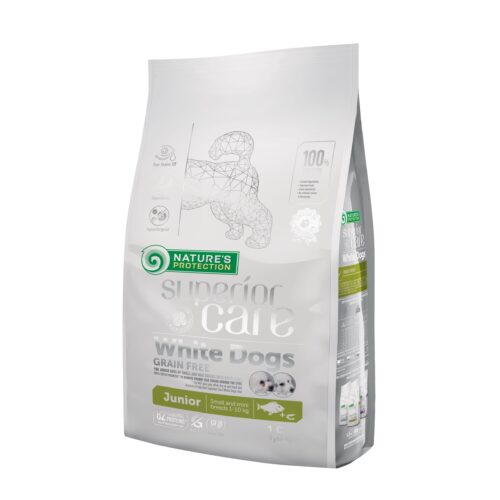 Natures Protection Superior Care White Dogs Grain Free Junior Small and Mini Breeds