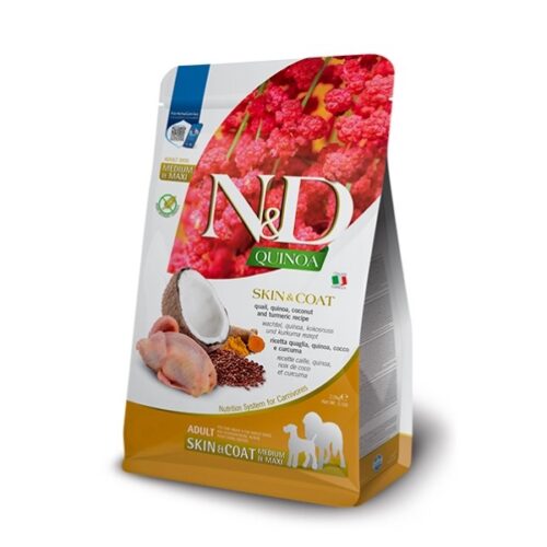 Farmina ND dog quinoa skin & coat Quail