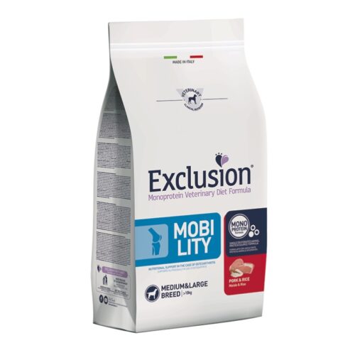 Exclusion Dog Vet diet Mobility