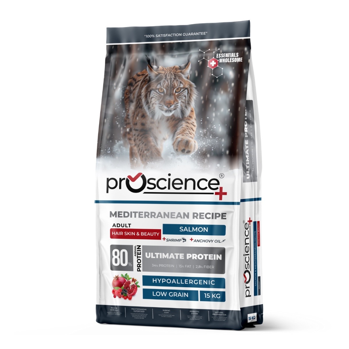 ProScience Cat Adult Salmon (HAIR SKIN) с лососем- 1,5kg, 15kg