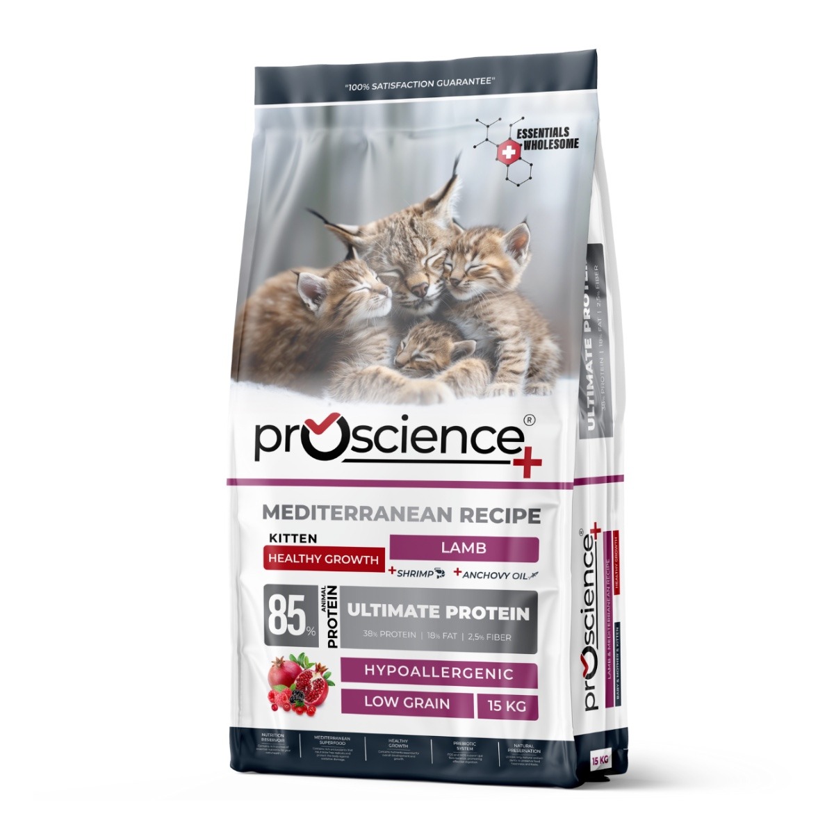 ProScience Cat Kitten Lamb с ягненком — 1,5kg, 15kg