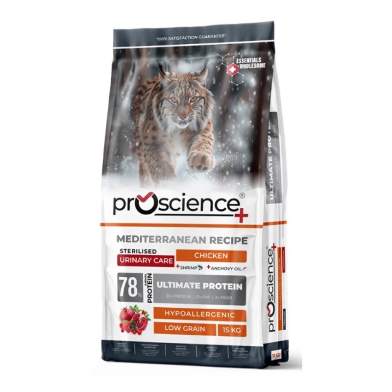 ProScience Sterilized Cat Chicken Urinary Care — 1,5kg, 15kg