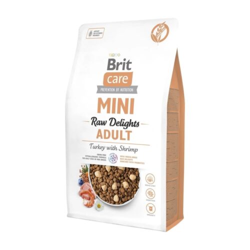 Brit Care Mini Raw Delights Turkey with Shrimp